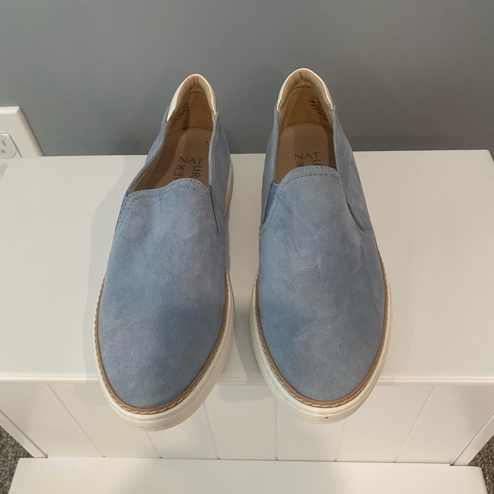 Naturalizer Blue Slip-On Loafers - Picture 1 of 4